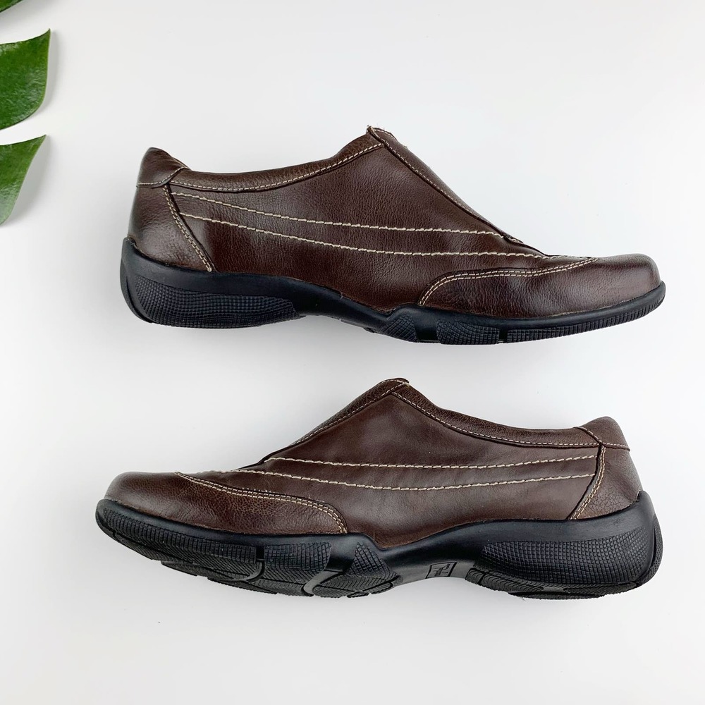 Natural Soul by Naturalizer Raise Loafers Slip On Brown Leather Women’s 8.5 - Picture 9 of 11